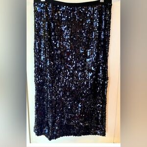 Zara pencil sequin skirt